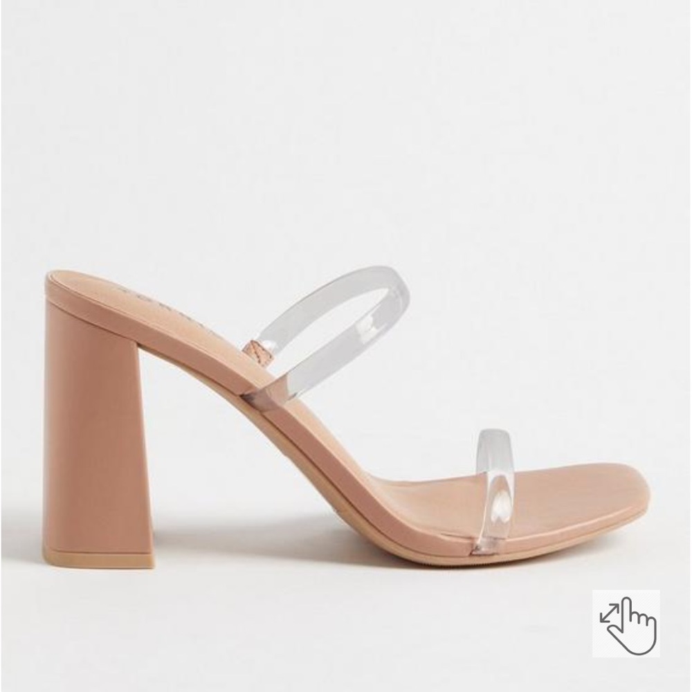 Torrid Double Band Flared Heel Mule - extra wide width